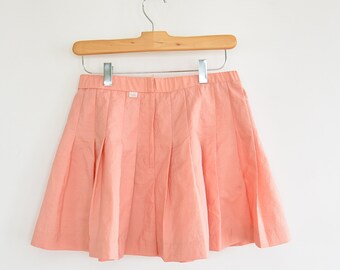 Pleated Nylon Tennis Skirts Peach Color Lily's of Beverly Hills Only the Peachy Pink one is Left-ls 28" waist