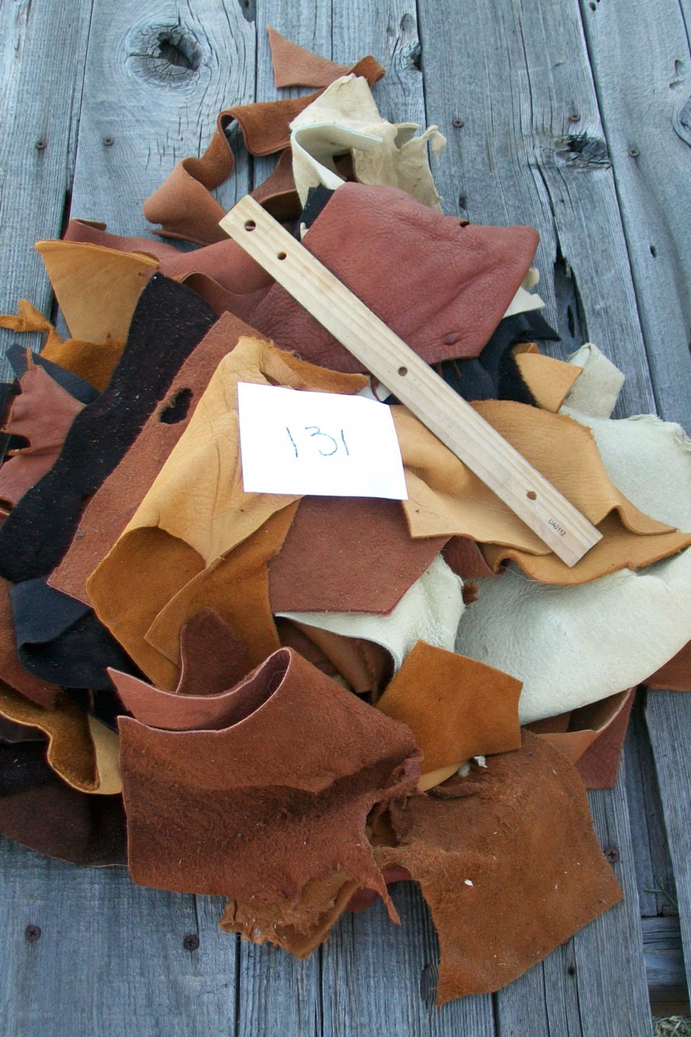 Leather scraps Scrap leather Leather by thunderroseleather