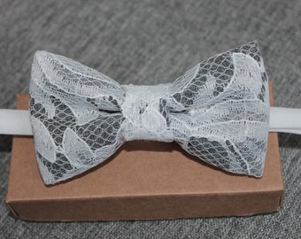 Lace Bow Tie / Сhoose your color / Wedding bow tie / Mens bow tie / Women bow tie / kids bow tie