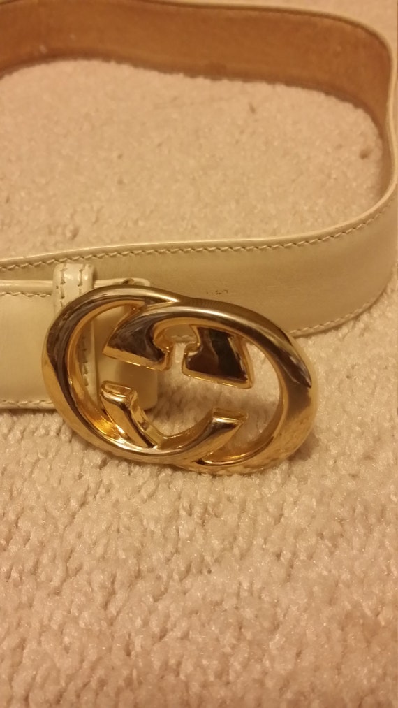 Vintage Gucci made in Italy leather belt