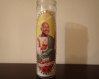 Dwayne "The Rock" Johnson Prayer Candle