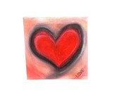 acrylic painted picture Set * HEARTS* acrylic painted picture Set * HEARTS*