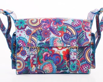 Te-Bags Funky Paisley Print Camera Bag / satchel