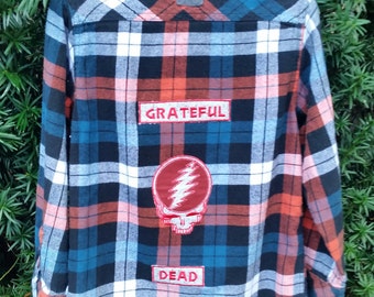 grateful dead flannel shirt