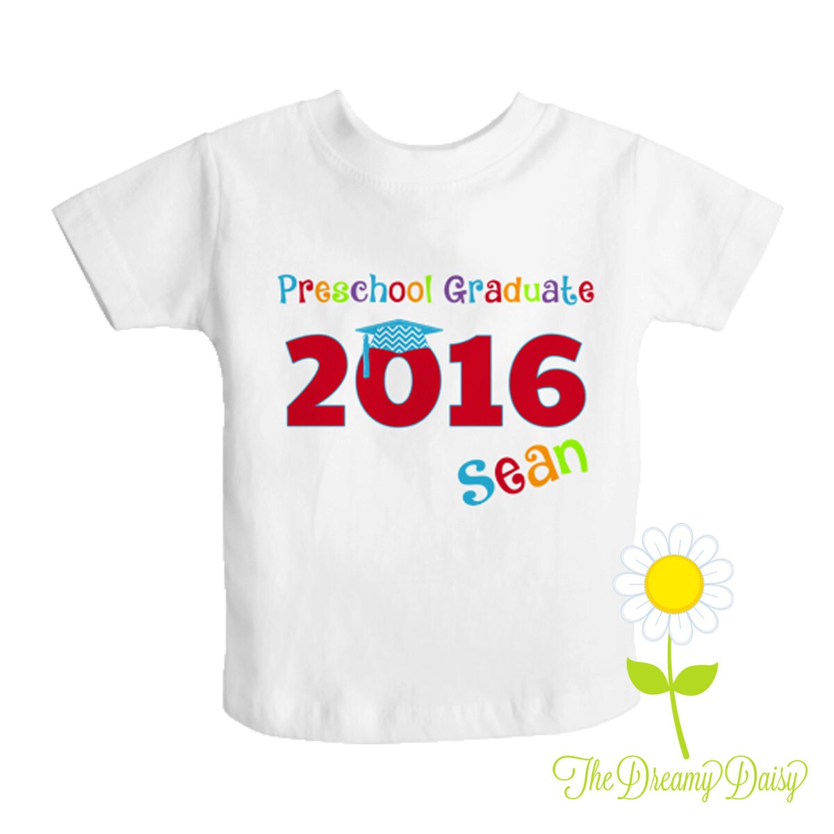 Personalized Preschool Graduation T-Shirt by TheDreamyDaisy