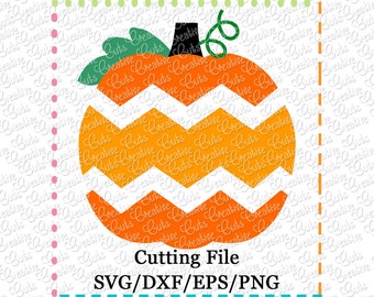 EXCLUSIVE SVG eps DXF Chevron Pumpkin svg, pumpkin svg, zombie svg, halloween svg, thanksgiving svg, autumn svg, fall svg, punkin svg