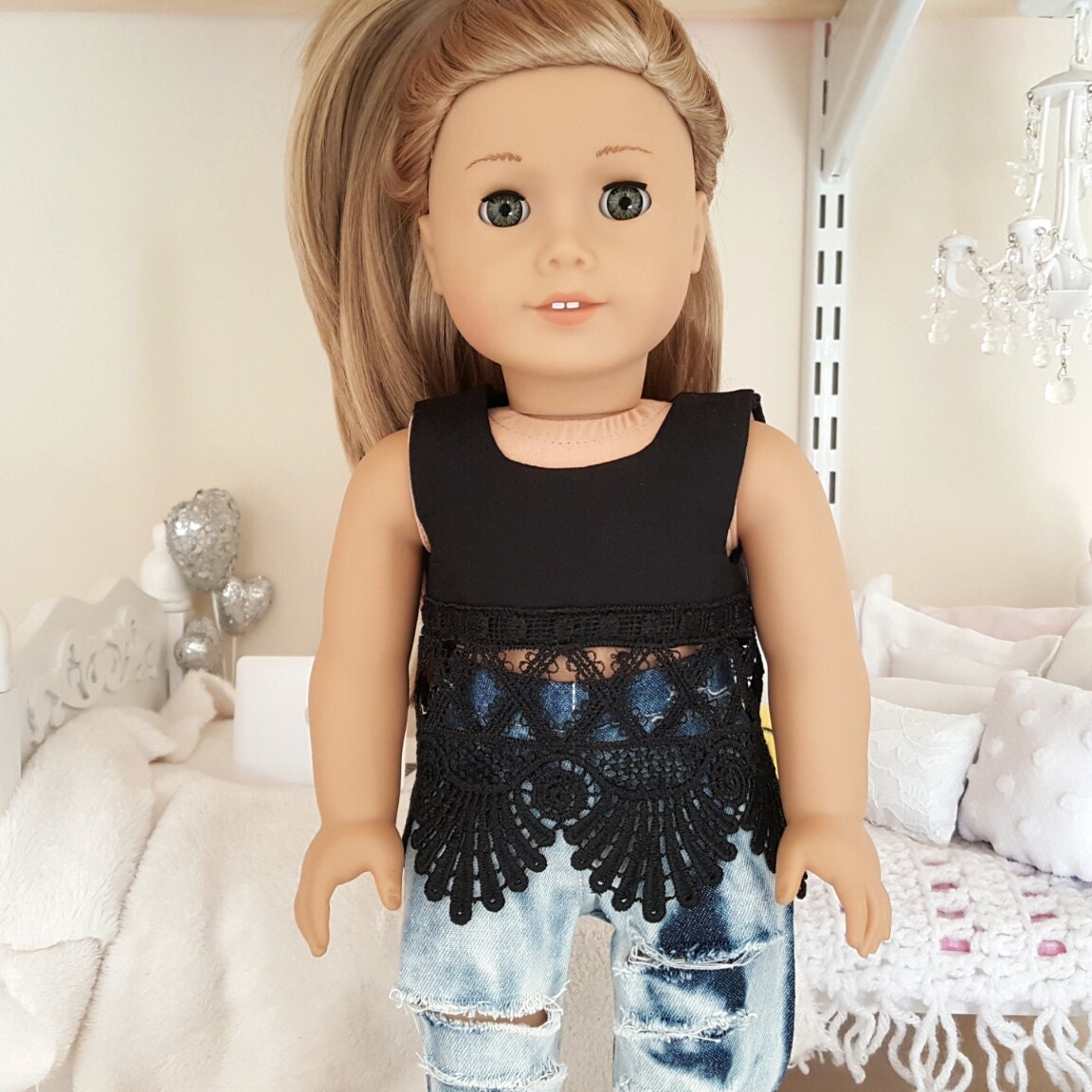 american girl doll crop tops