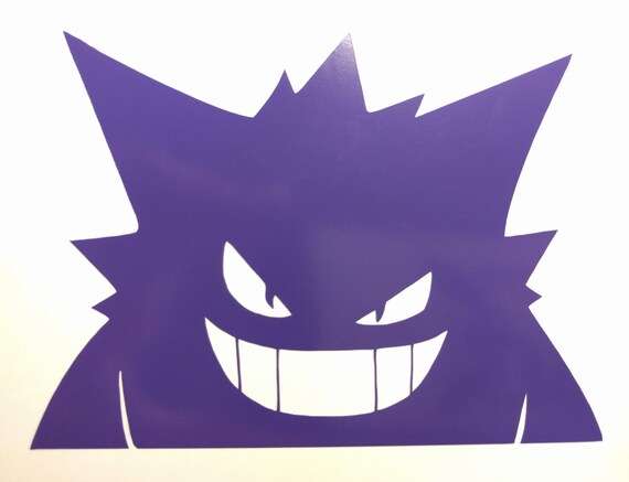 Gengar Pokemon Vinyl Decal