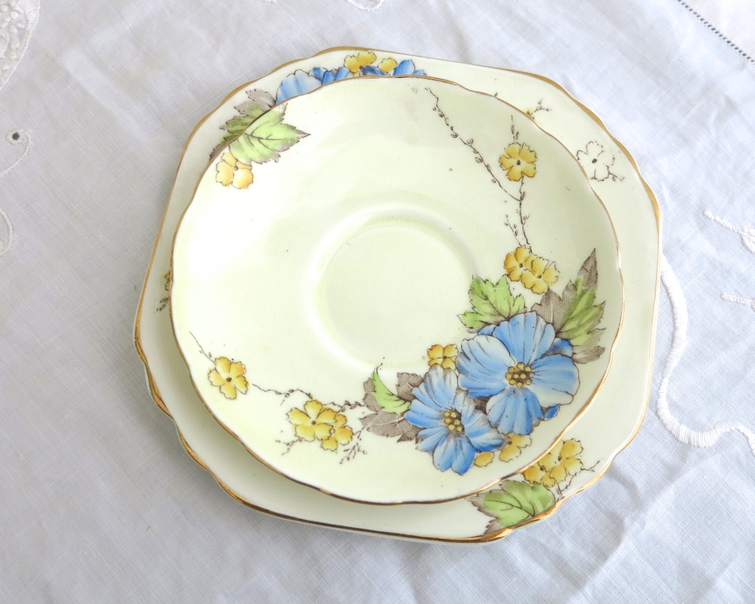 Reserved for Dave Vintage cup saucer plate Foley china E