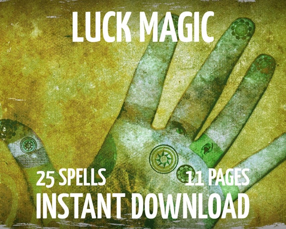 25 Luck Spells 11 Pages Witchcraft Wicca Charmed Spell