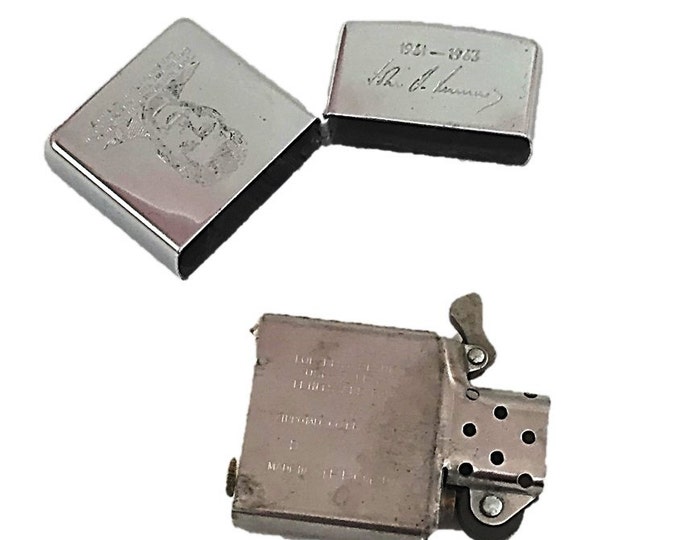 RARE 1995 JFK Zippo Lighter, Vintage John F Kennedy Ask Not What Your Country Can Do For You