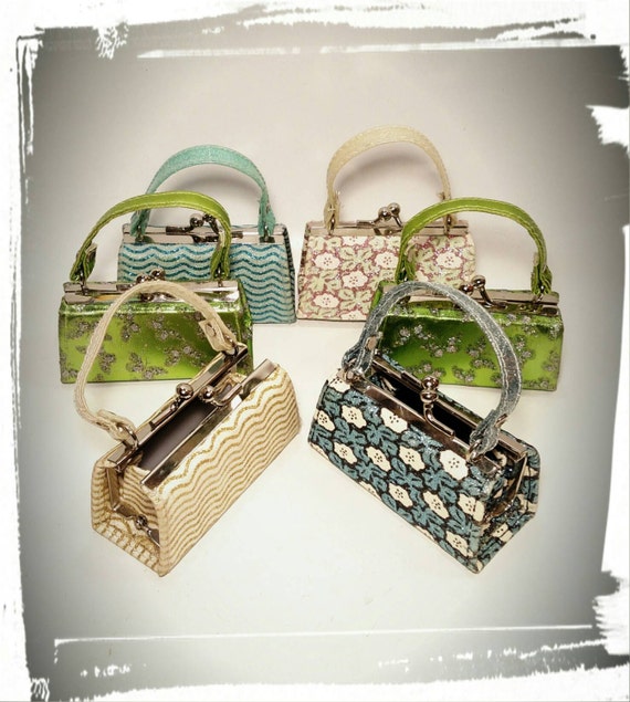 Collectible Miniature Purses / Doll Purses / Bridal Party Gift