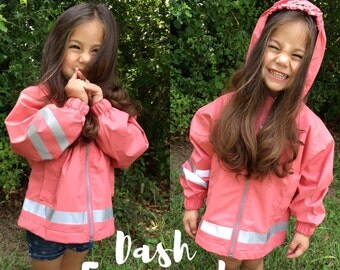 Children's Monogrammed Charles River Rain Jackets, Youth Jacket, Personalized Clothing, Rain, Gift Item