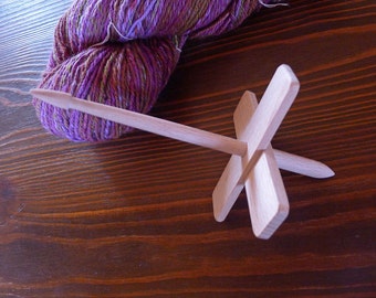 Turkish drop spindle, wooden hand made spindle, 0.9 oz