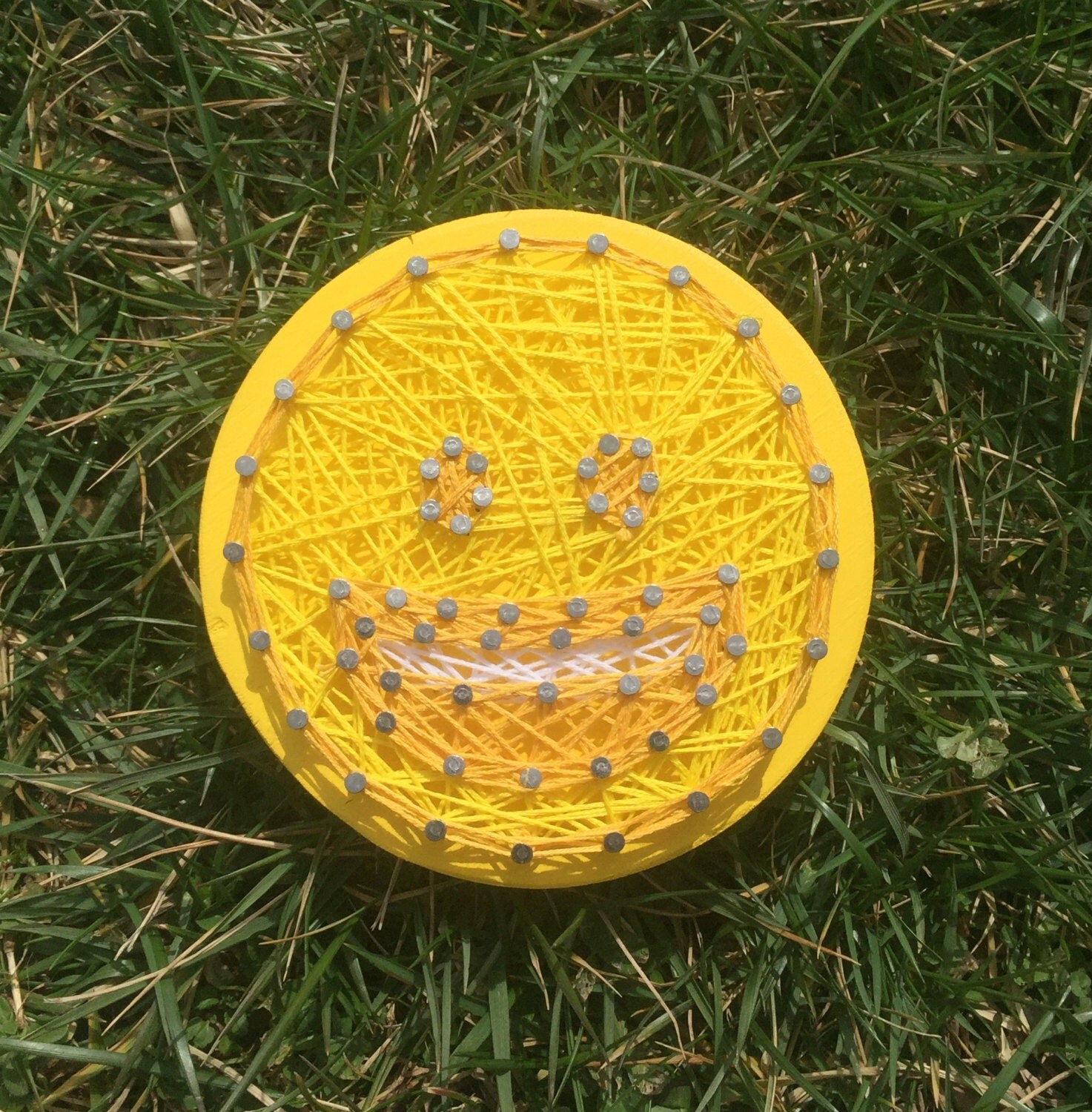 Smile face Emoji String Art