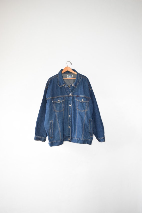 baggy denim jacket