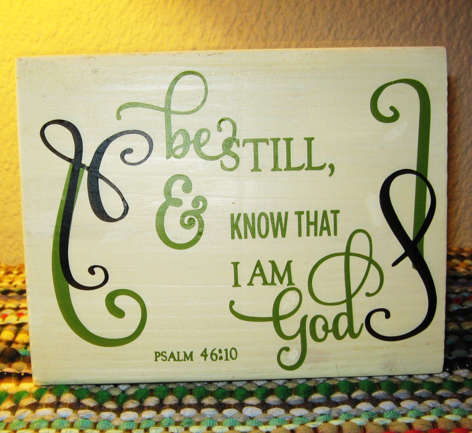 Home Decor Table Decor Inspirational Bible Verse Shelf