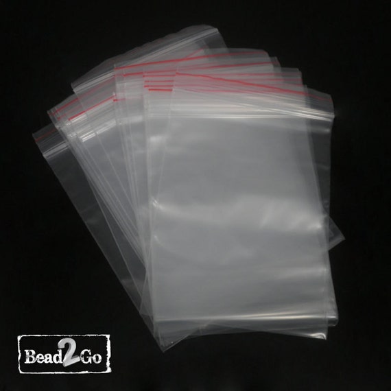50 Small Zip lock Zipped Lock Resealable Plastic Bag 12 x 8cm