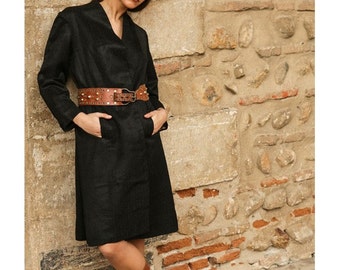 1920s french silky brocade Flapper Coat // swing coat // 1920s silk kimono