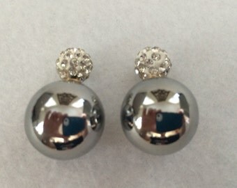 Nell Drop Earring - Gunmetal main image 1