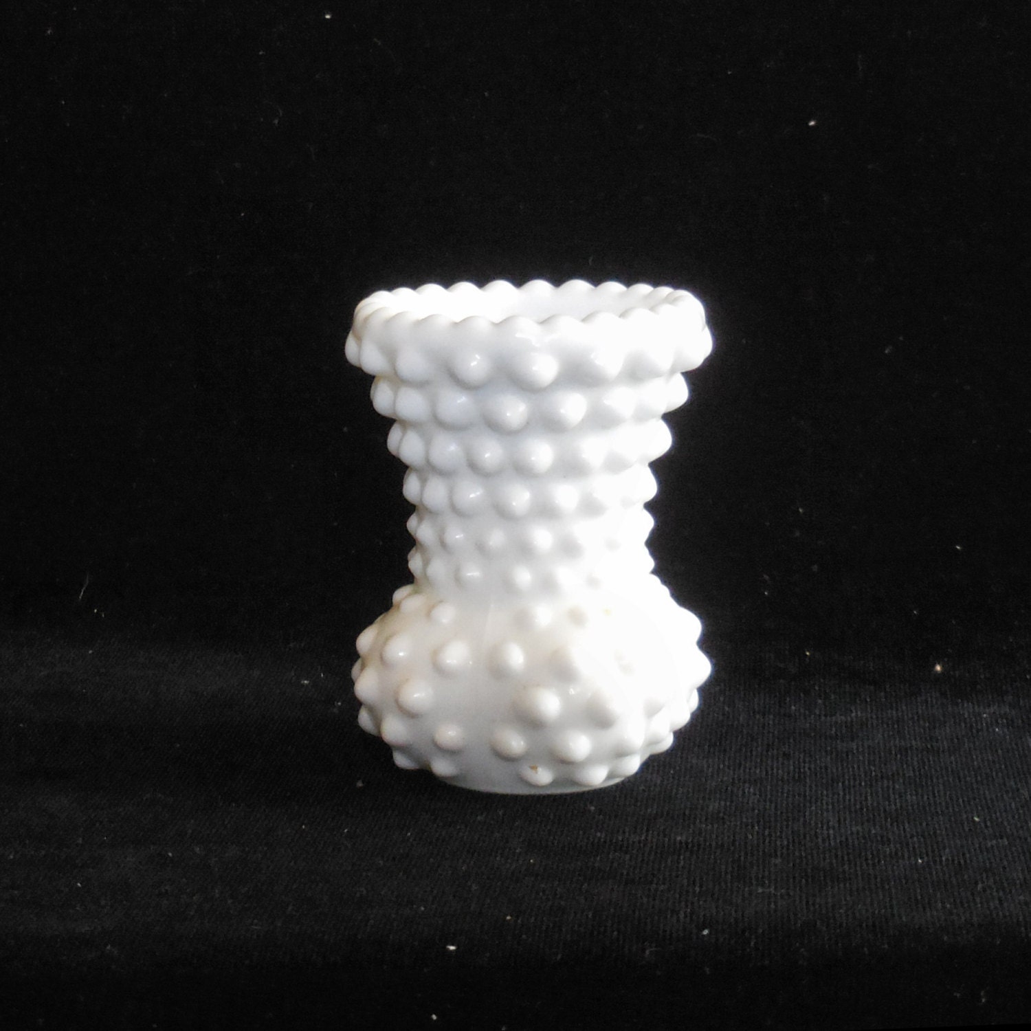 Fenton Milk Glass Toothpick Holder Hobnail