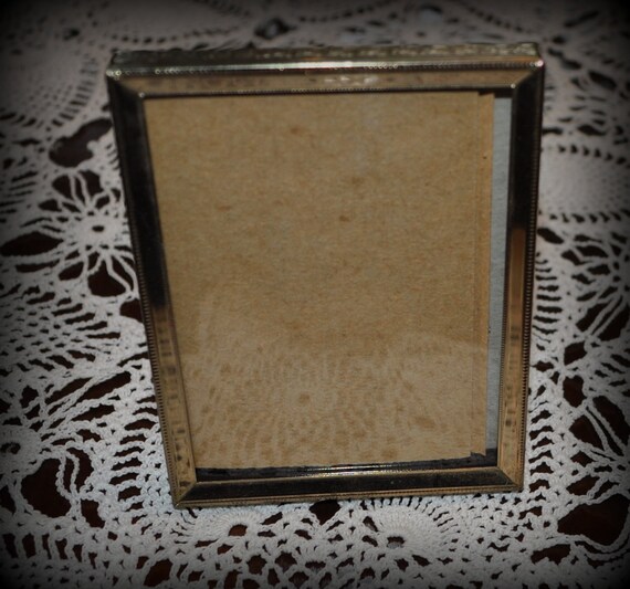 Vintage Curved Glass Picture Frame Convex Original Glass