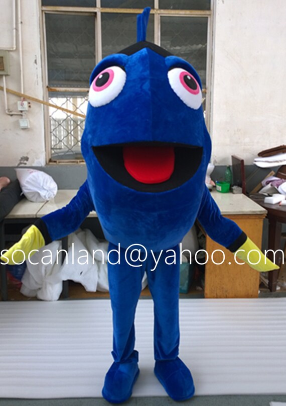 Dory Mascot CostumeDory Cosplay by cartoonmascotcostume on Etsy