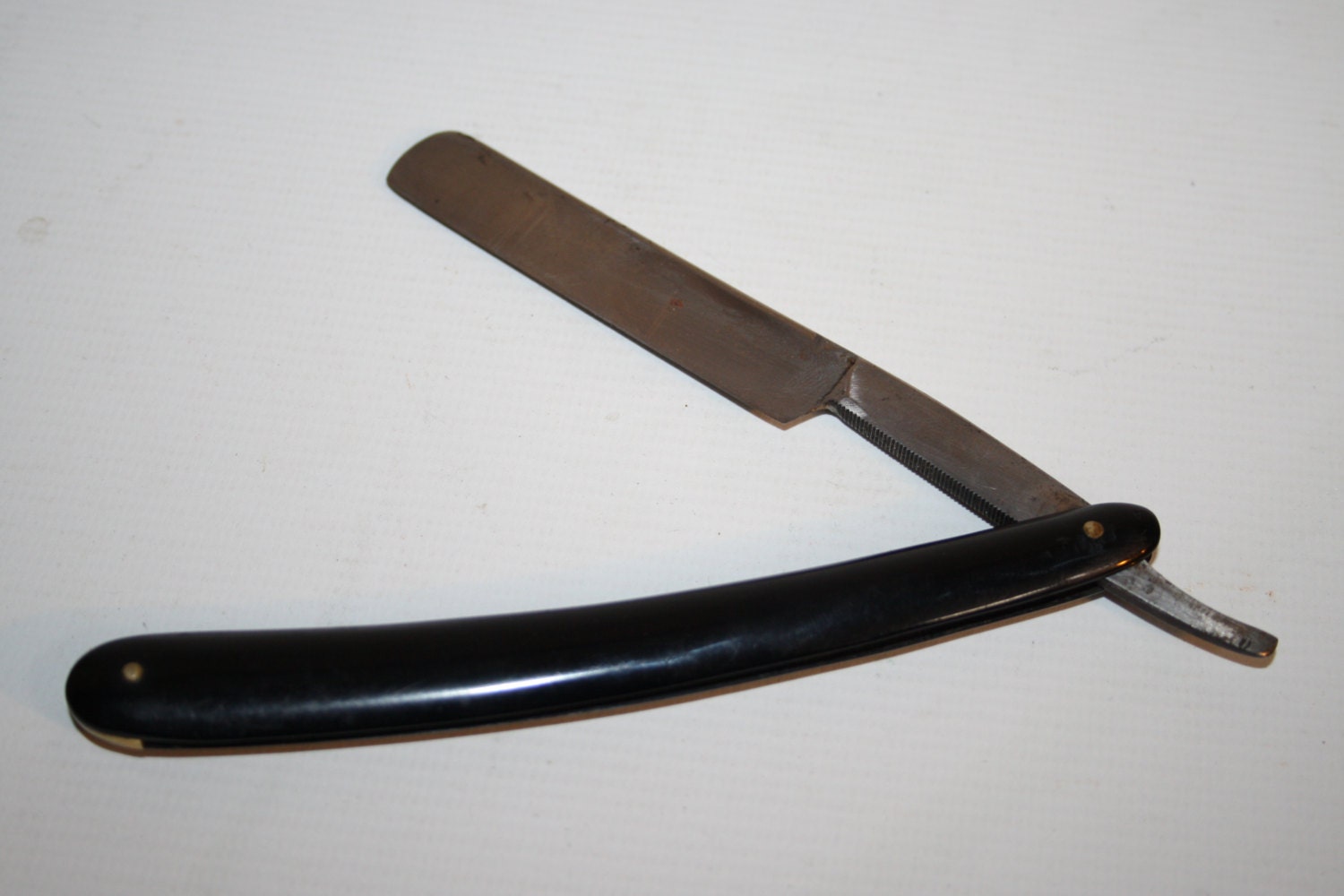 Vintage Sharp Razor Blade Retro Barber Shop Shaving Black