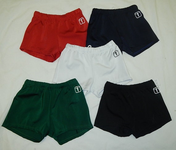 Boys/Mens Gymnastics Shorter Shorts Variety of Colors