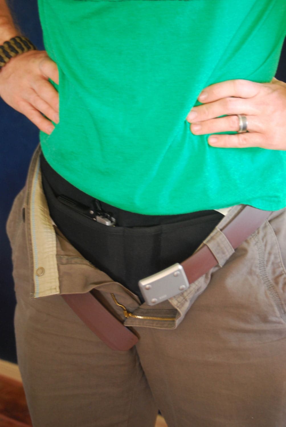 Men's IWB concealed carry holster Athletic Black