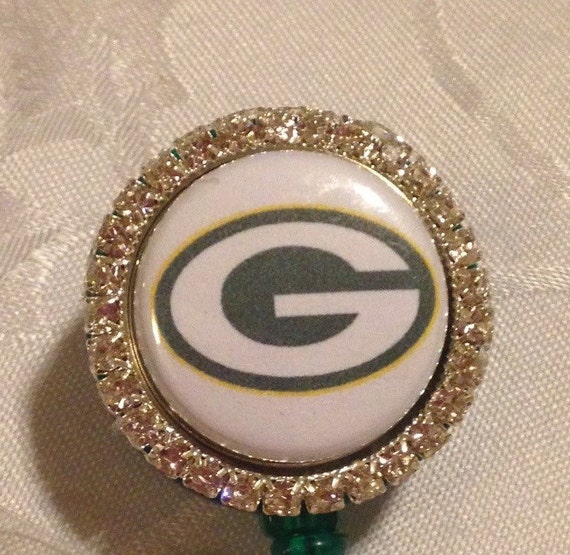 Green Bay Packers Nursing Badge Reel Bling By