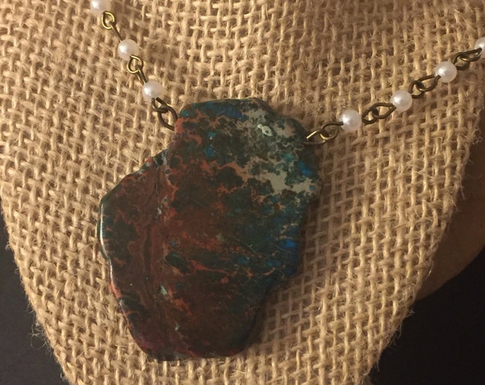 Geode necklace