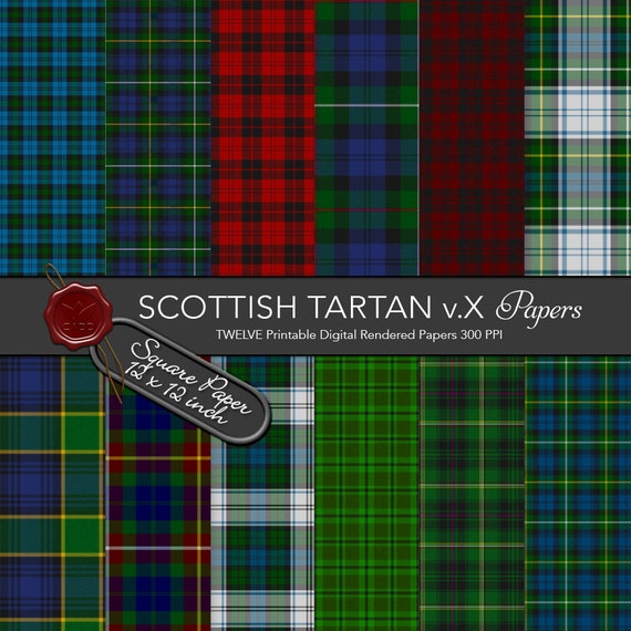 Scottish Tartans /Highland Clan Campbell by CornucopiaArtDesign