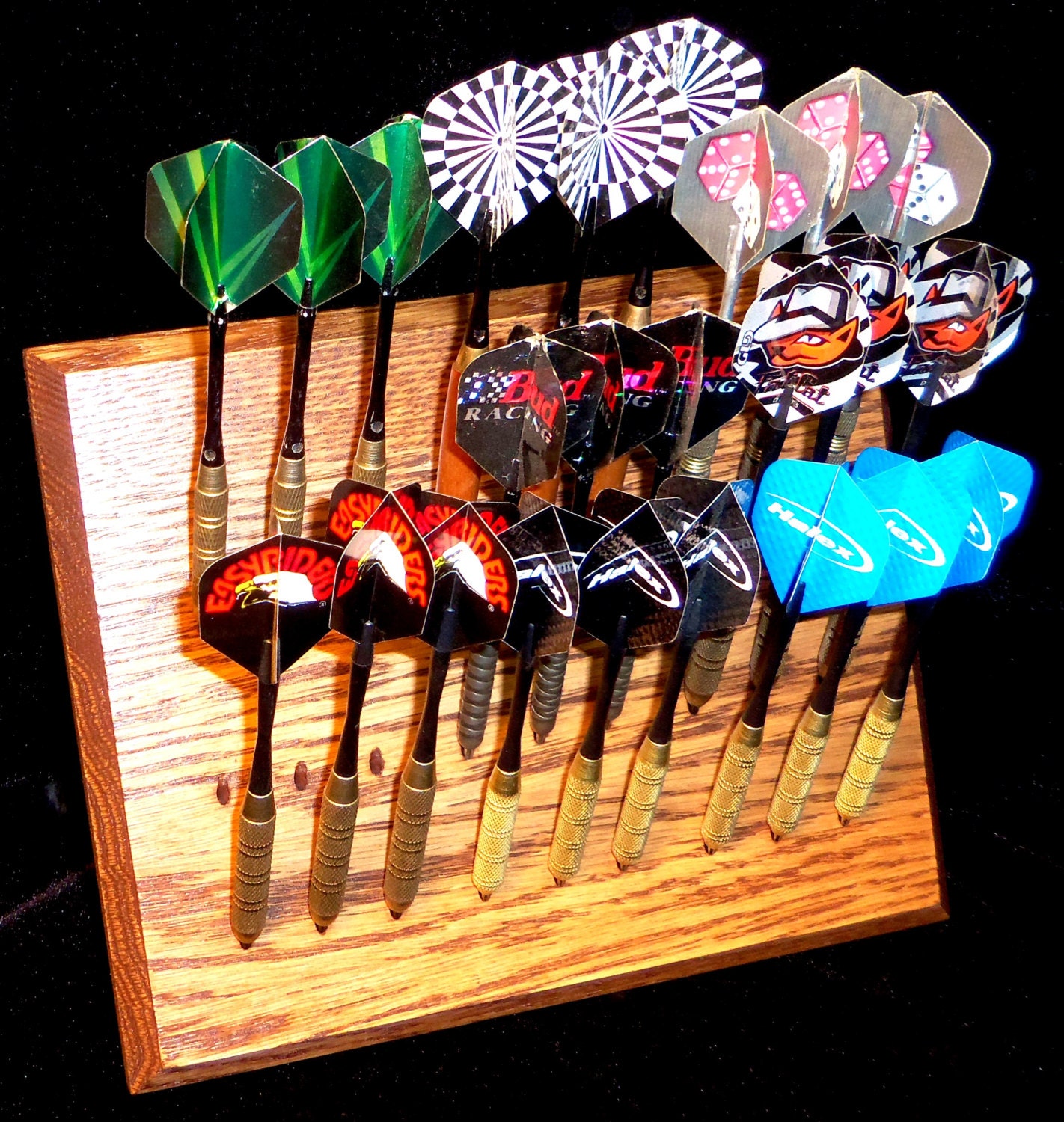 Deluxe Custom dart rack and desktop display Multiple