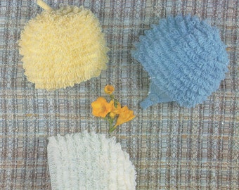 Baby Knitting Pattern Baby Loop Stitch Hat Baby Hat by Minihobo
