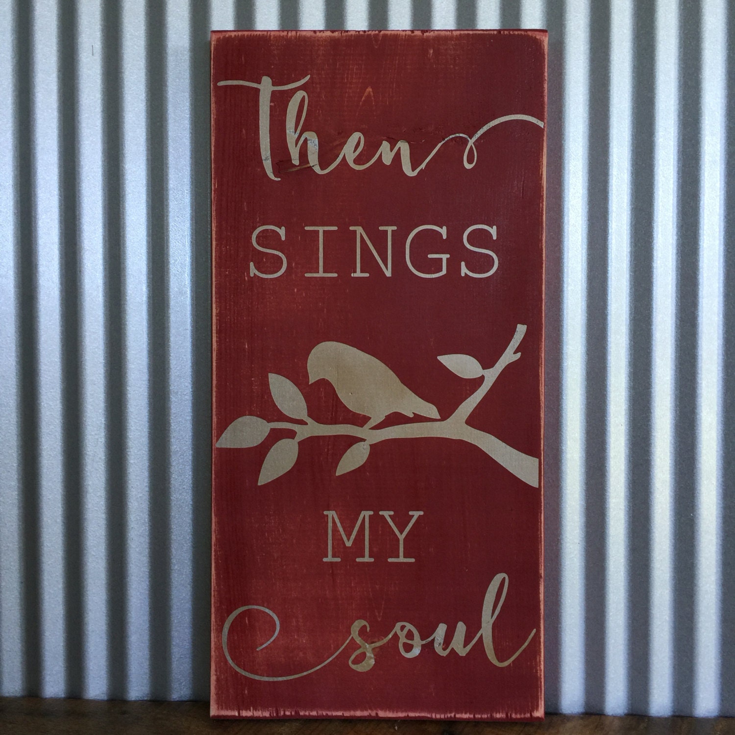 Then Sings My Soul Wooden Sign Wall Decor How Great By Mycraftshed