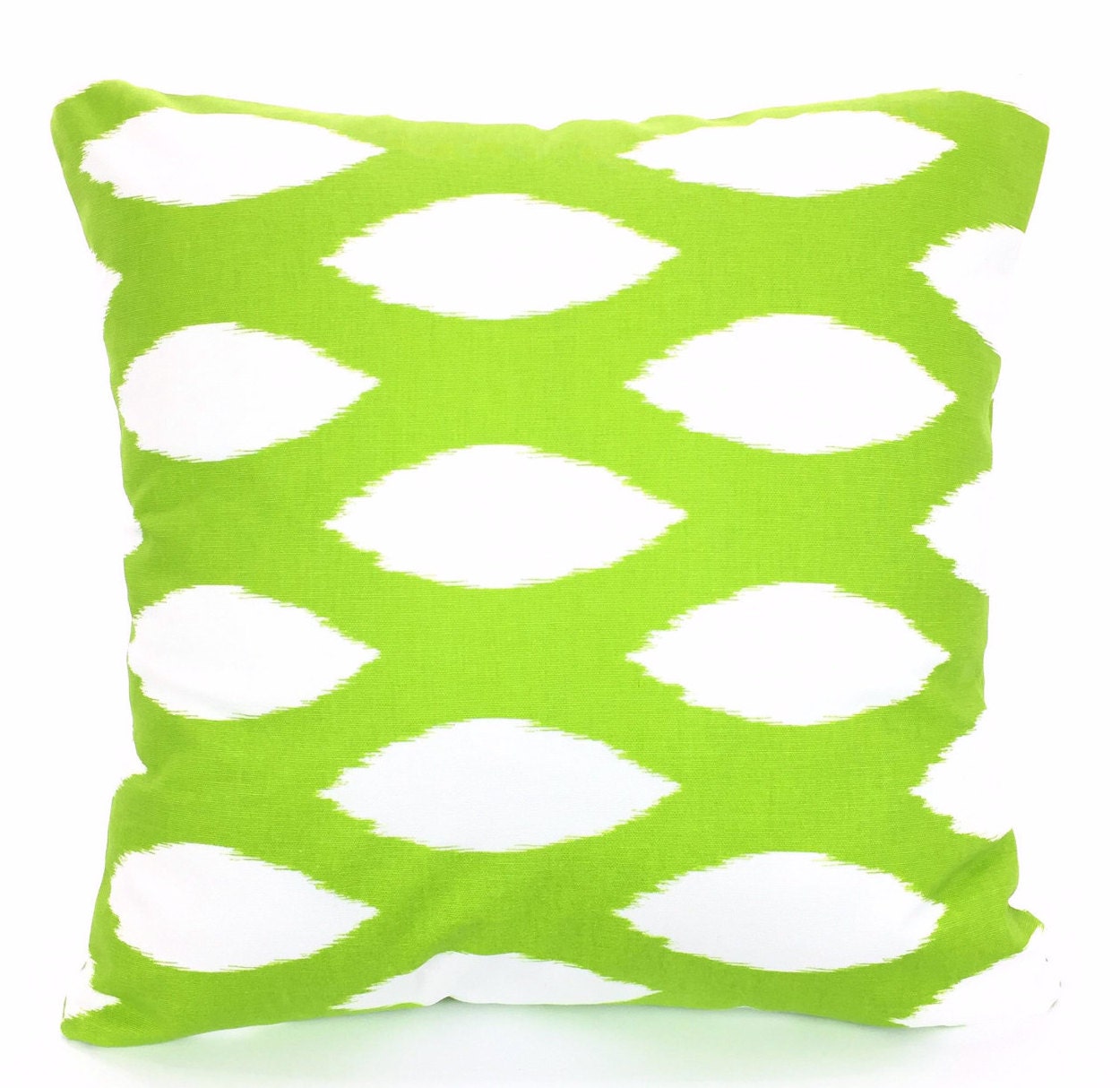 Green Pillow Covers Decorative Pillows by PillowCushionCovers