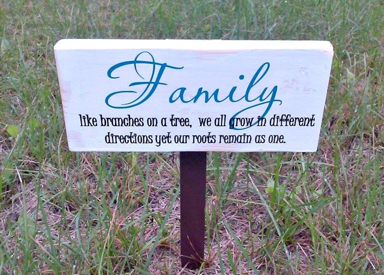 Distressed Sign Family Sign Outdoor Family Sign Outdoor