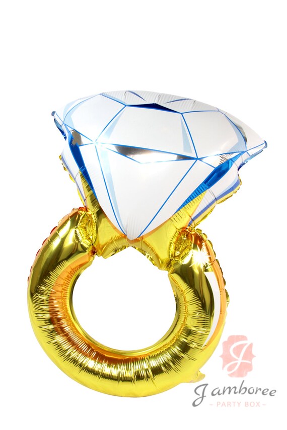 32 Giant RING Balloon Engagement Ring Balloon Gold