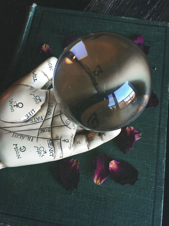 The Oracle Crystal Ball Crystal Sphere by MoonMagickSisters