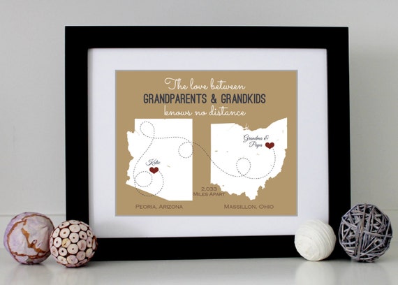 Gift for Grandparents Gifts for Grandma Personalized by ...