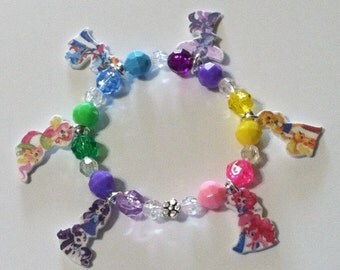 Equestria Girls Mane 6 with My Little Pony Charm Bracelet, Equestria Girls Charm Bracelet, My Little Pony Equestria Charm Bracelet