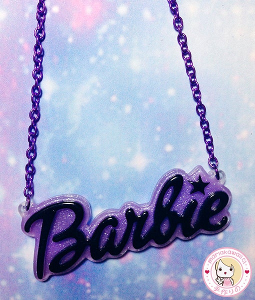 etsy barbie necklace