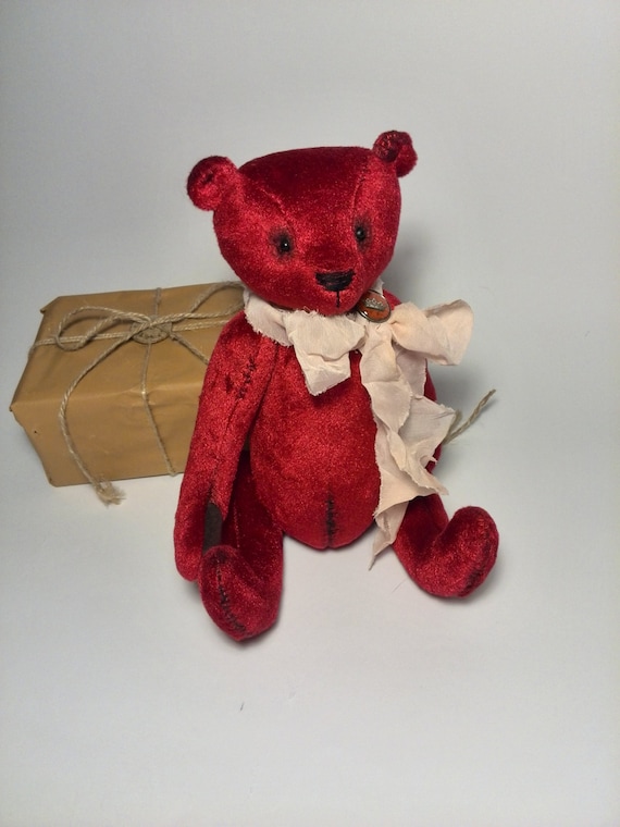 Items similar to Bear soft toys OOAK toys Stuffed animal artist teddy ...