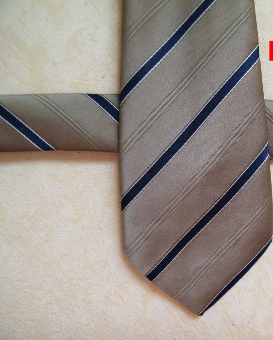Vintage Repp tie classic British Regimental Striped Tie by