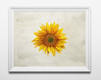 Yellow Flower Wall Art sunflower art | etsy Yellow Flower Wall Art sunflower art | etsy