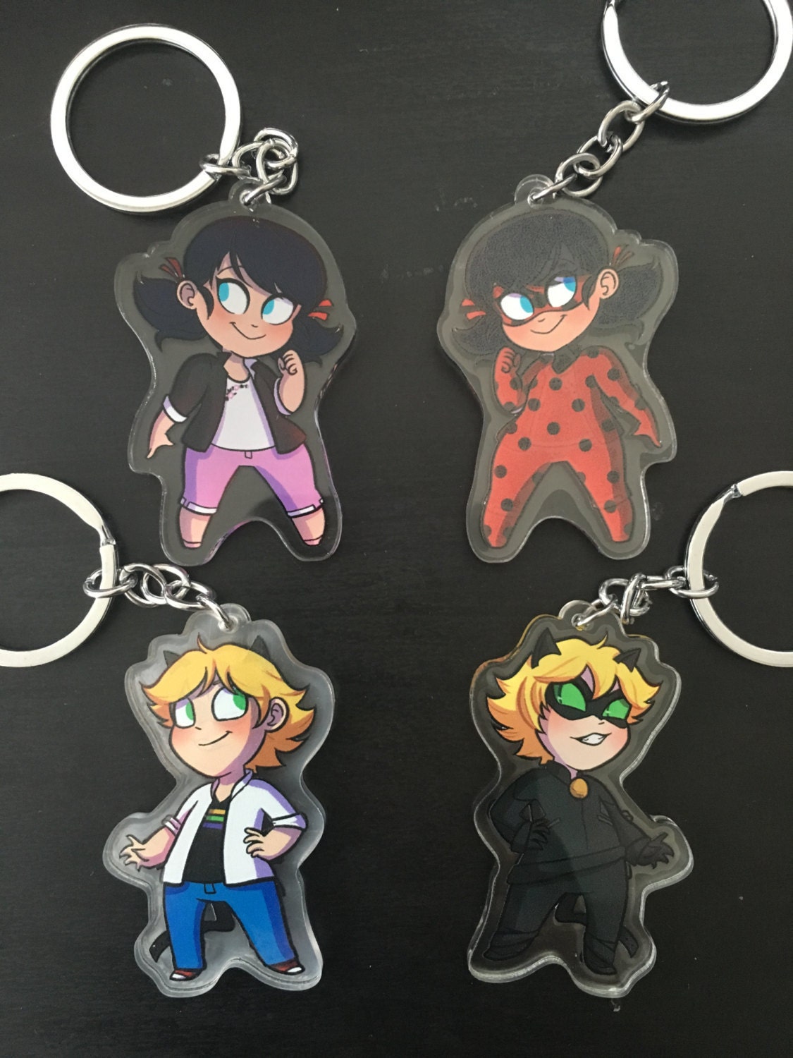 Miraculous Ladybug Double-Sided Charms