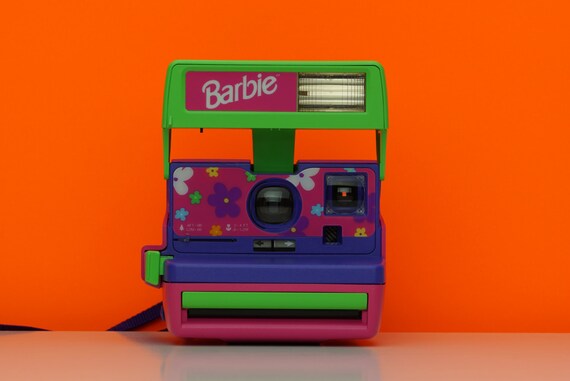 POLAROID Camera Barbie 600 Pink & Green Discount by SuperAtomic