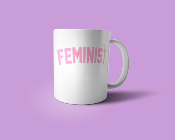 Feminist Mug Mugs for Her Women Ladies Cute Coffee by YELLMART