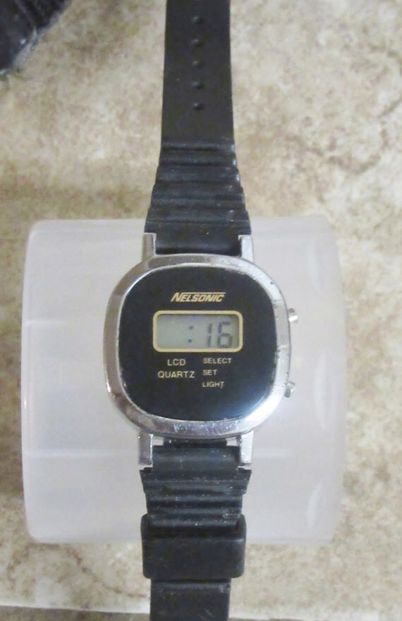 digital watches from the 70s